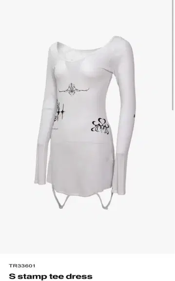 S stamp tee dress theredthread