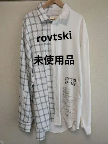 미사용품 rovtski 로프트 스키 긴팔 셔츠 오버 사이즈