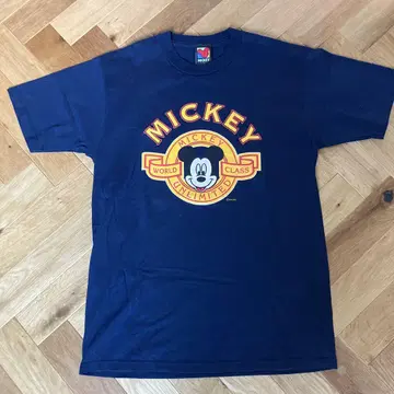 빈티지 디즈니 미키마우스 T셔츠 90s USA제