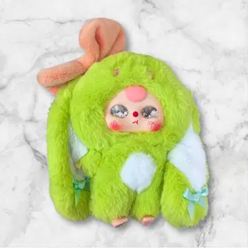 Baby three 그린 컬러 토끼 디자인 봉제 인형