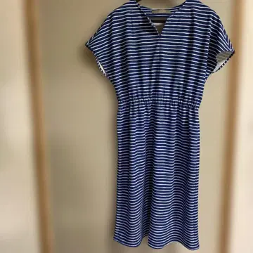 유나이티드 애로우즈 보더 무늬 풀오버 원피스 기장 100cm 정도