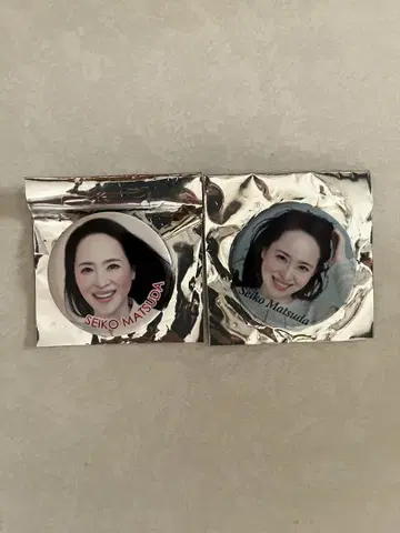 마츠다 세이코 캔뱃지 2개 세트