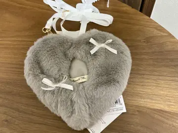 10cm 인형 사이즈 싸개 인형 2WAY 숄더 하트 그레이