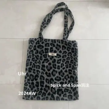 Uhr 레오파드 무늬 토트백 Spick and Span 별주
