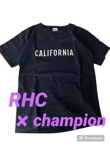 RHC 론 헤르만 챔피온 T셔츠 콜라보 USA M 네이비 로고
