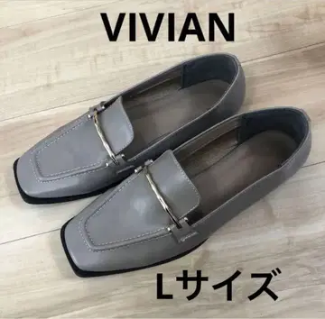 VIVIAN 그레이 스퀘어토 로퍼 L 사이즈 L