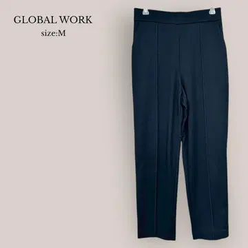 글로벌 워크 GLOBAL WORK 테이퍼드 팬츠 슬랙스 하이웨스트