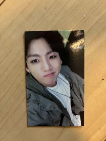 BTS 정국 사인 포함 카드
