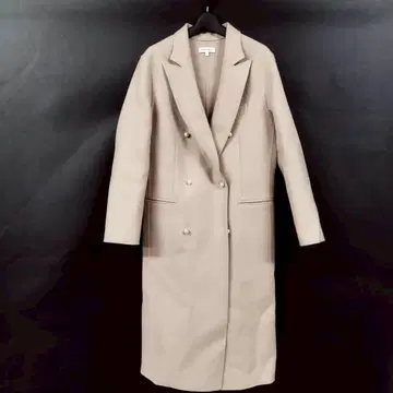 MADISONBLUE 펄 롱 코트 라이트 베이지