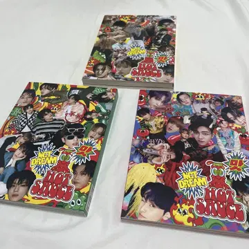 NCT DREAM Hot sausce 앨범 3점 트레이딩 카드 포함