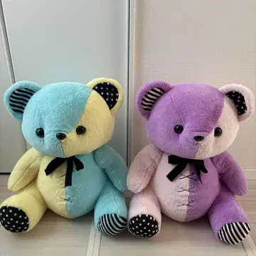컬러풀한 투톤 컬러 봉제 인형