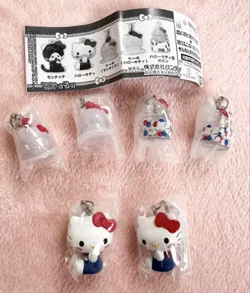 몬치치 x 헬로키티 메지루시 액세서리 묶음 판매 (낱개 판매 가능)