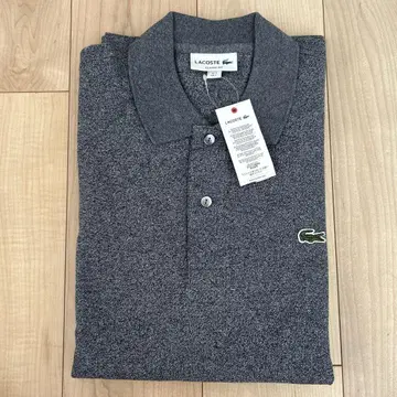 LACOSTE 라코스테 L1264 그레이 5 일본제 피케 셔츠 택 포함