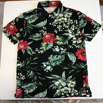 DENIM&SUPPLY 플라워 무늬 피케 셔츠 사이즈 M
