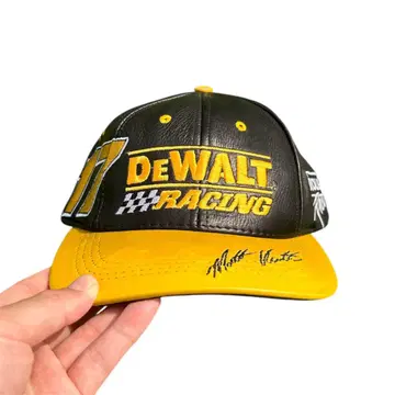 90s RoushRacing leather cap 레이싱 캡