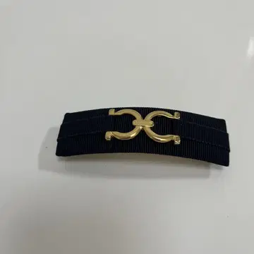 살바토레 페라가모 간치니 머리핀 다크 네이비