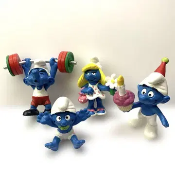 단종품 슐라이히 스머프 피규어