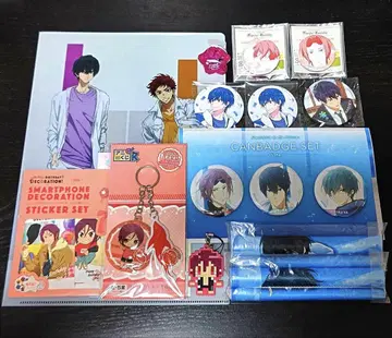 Free! 캔뱃지 클리어 파일 태피스트리 외 마츠오카 린 14점 세트