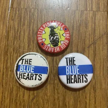 THE BLUE HEARTS 캔뱃지 3개 세트