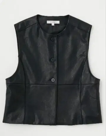 moussy 가죽 베스트