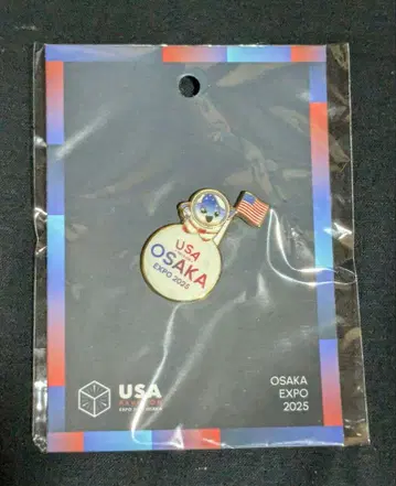 오사카 만박 EXPO USA 미국관 핀 배지 스파크 우주 비행사