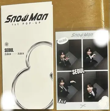 Snow Man 1st POPUP 아베 료헤이 한국 프리쿠라