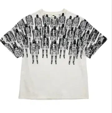 BIO WEAR HUMAN OVERPRINTED TEE