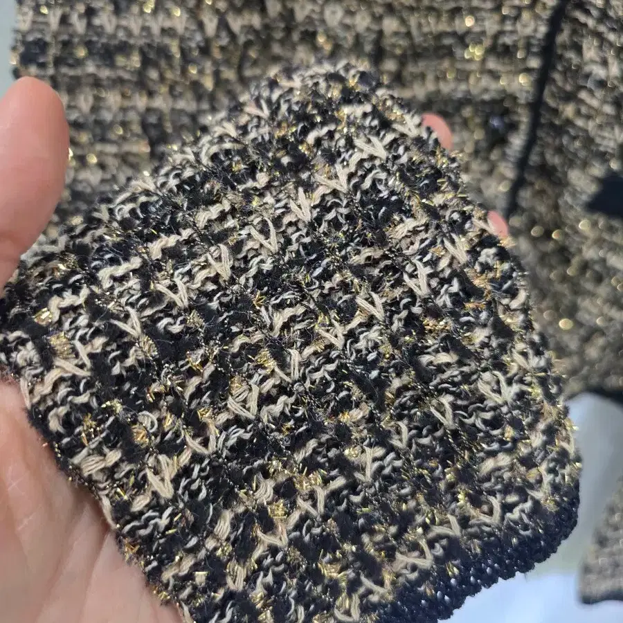 Roem 트위드 긴팔 가디건