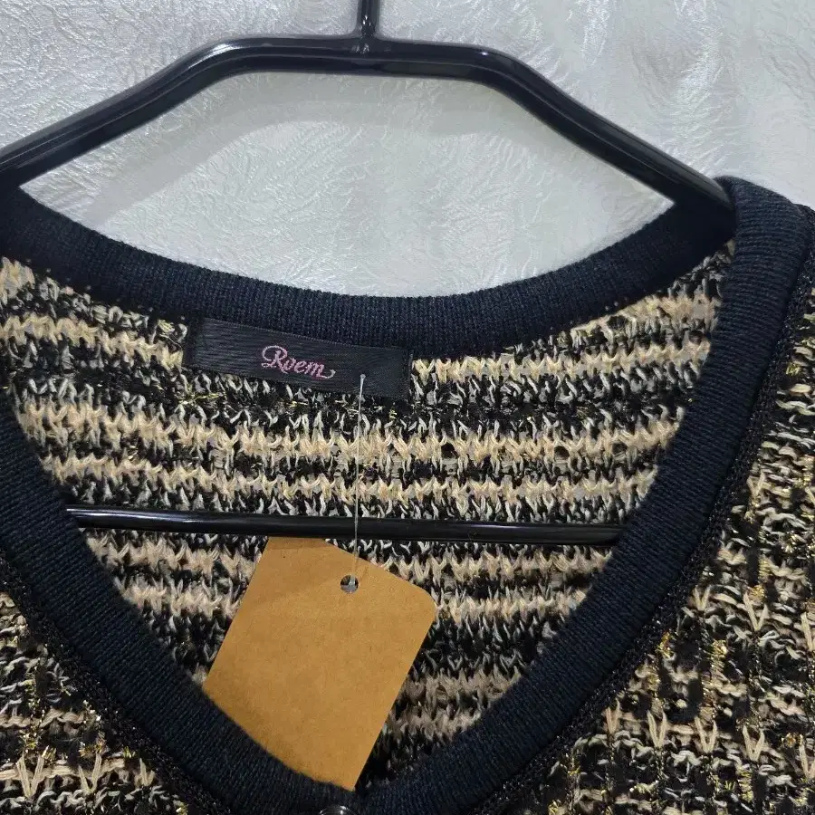 Roem 트위드 긴팔 가디건