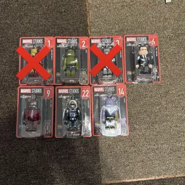 베어브릭 MARVEL 해피 복권