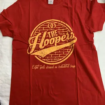THE HOOPERS 더 후퍼스 반팔 빨간색 T셔츠 S사이즈