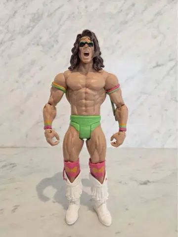 WWE 마텔 얼티밋 워리어 프로레슬링 피규어