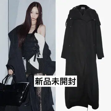 S 스탠드 자수 트렌치