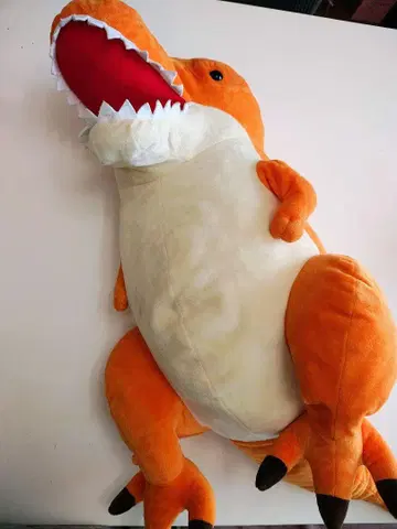 오렌지 공룡 봉제 인형 공룡 시대 50cm 이상 빅 사이즈