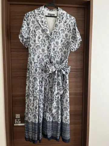 로라 애슐리 반팔 원피스 총길이 111cm