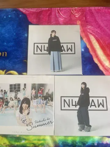 N4AW 엽서 사이토 아스카 이쿠타 에리카 맨발로 Summer 3매 세트