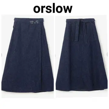 orSlow 오어슬로우 데님 랩 롱 스커트