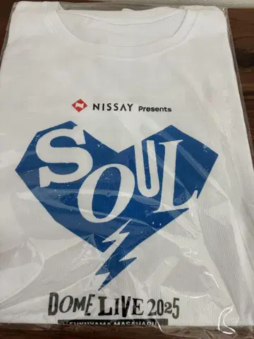 DOME LIVE 2025 SOUL 티셔츠 닛세이 경품
