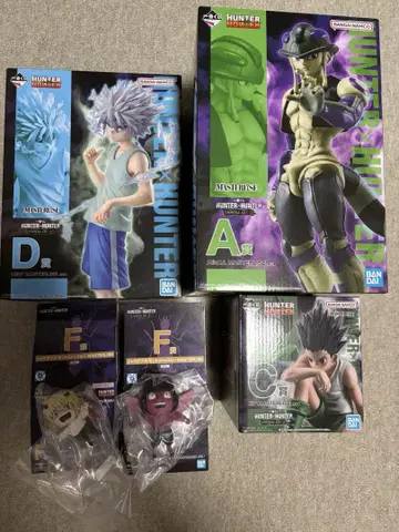 HUNTER x HUNTER 제일복권 곤 키루아 메르엠 피규어