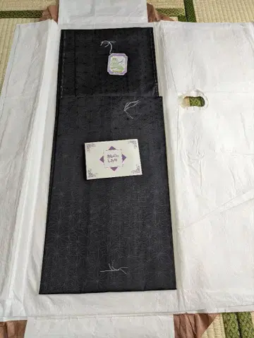 블랙 기모노 코트