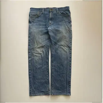 EDWIN 403 W36 스트레이트 데님 와이드 히게 가공