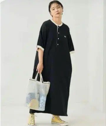 FREAK'S STORE 타운크라프트 별주 크레데릭 반팔 원피스