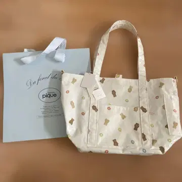 새상품 gelato pique 곰 무늬 마더백