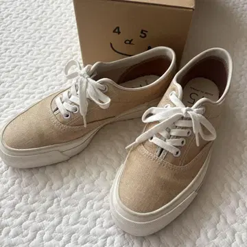 45R 린넨 덕 스니커즈 23.0cm