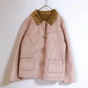 페이크 무스탕 후디 숏코트 아우터 ( M ) 더플 코트/키레이계