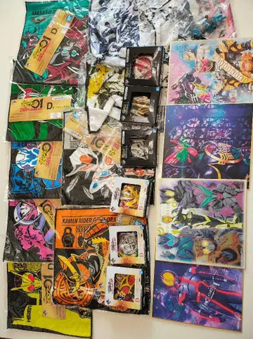 가면라이더 1번 복권 타월 색지 코스터 세트