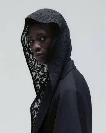 NOT CONVENTIONAL lace layered balaclava