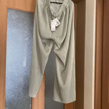 골든 베어 담은 그린 컬러 폴리에스테르 팬츠 M