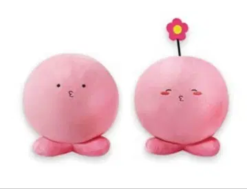 타코피의 원죄 타코피 BIG 봉제 인형 2종 세트 노멀 해피 꽃