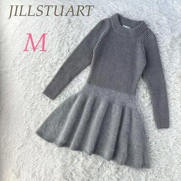 JILLSTUART 그레이 절개 M 니트 원피스